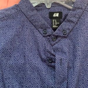 H&M Men’s XL long sleeve button up